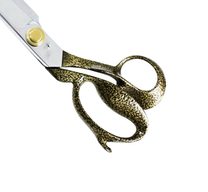 Tijeras de Sastre Profesionales de Acero Inoxidable con Hoja Afilada y Mango Largo para Cortar Telas y Trabajos de Manualidades - Product Image 2