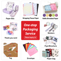 Set Completo di Imballaggi Personalizzati per Marchi di Abbigliamento: Scatole di Carta, Sacchetti Shopping, Carta Velina, Cartellini Pendenti - Vendita all'Ingrosso