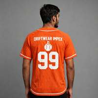 Fabricant de logos personnalisés, maillot de baseball unisexe de qualité supérieure, OEM, boutons sur le devant, maille respirante, sublimé, 100% polyester, manches courtes