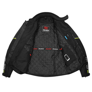 Chaqueta de Carreras para Hombre Rushmoto Sports, 220g, 100% Poliéster, Equipo de Protección para Motociclismo, Talla Grande, Transpirable, Impermeable, Anti-UV - Product Image 4