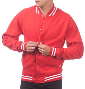 Blouson d'hiver réversible en coton véritable avec broderie, col montant, style universitaire, à capuche, pour la vente en gros - Product Image 1
