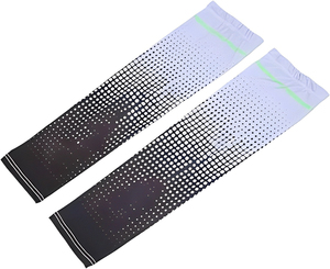 Manchon de compression sportif personnalisé pour la conduite et la pêche, séchage rapide, design noir et blanc, équipement de protection, dernière conception - Product Image 5