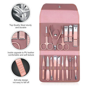 Salon Quality Manicure Pedicure Set Stainless Steel Nail Care Tools Kit for Professional Beauty Grooming and Personal Use - Product Image 4