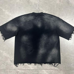 DISCOVER-IMPEX 2026 T-shirt graphique pour homme, style vieilli, délavé, coupe oversize, streetwear décontracté, tendance été - Product Image 2