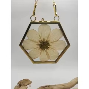 Decorative Metal Glass Hanging Photo <b>Frame</b> Wall Display <b>Picture</b> Holder Home Decor <b>Frame</b> - Product Image 3