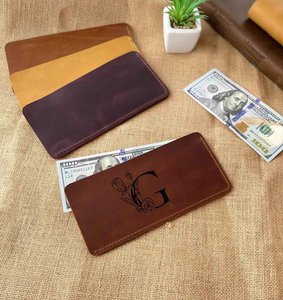 HighGrade Real Leather Wallet Portable Long Envelope Money Pouch Clutch <b>Folder</b> Elegant Coin Purse Practical <b>Card</b> Holder for Cash - Product Image 3