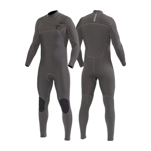 Comfortable Neoprene Full Body <b>Wetsuit</b> High Neck Long Sleeve Chest Zip Waterproof All Seasons Adult Swim Dive Suit For Adults - Product Image 1