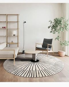 Tapis en laine biologique moderne personnalisé, fait main, motif yeux, antidérapant, réversible, adapté aux animaux domestiques, à poils longs, lavable, pour salon et décoration intérieure - Product Image 4
