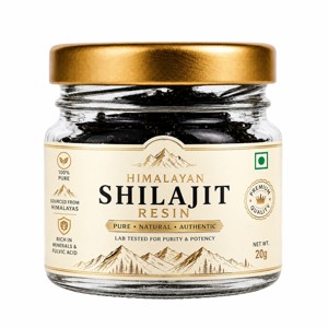 Résine de Shilajit de l'Himalaya 100% Pure et Authentique, Qualité Supérieure, avec 82%+ d'Acide Fulvique et Oligo-éléments, Marque Privée - Product Image 1