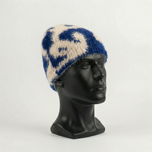 Gorro de Mohair Personalizado con Logotipo OEM y ODM para Hombre, Gorro Deportivo Tejido Cálido para Invierno, Gorro de Mohair Afelpado para Exteriores - Product Image 1