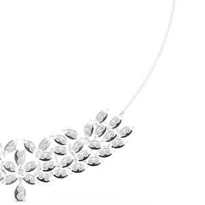 Collier Pendentif Classique en Argent 925 Plaqué Or avec Moissanite pour Amoureux, Bijoux Fins pour Femme, Cadeau, Vente en Gros SAMBHAV JEWELS - Product Image 5