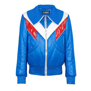 Econex Sports 2025 High Street personalidad bordado béisbol chaquetas abrigo hombres ropa-elegante PU cuero motocicleta chaqueta - Product Image 2