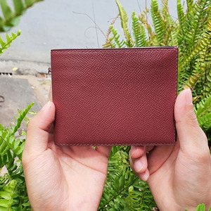 Cartera de cuero para hombre de diseño, tarjetero delgado con RFID, proveedor al por mayor, OEM, marca personalizada, exportación, calidad premium en venta - Product Image 6