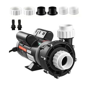 Pompe pour spa 2HP 2 vitesses, cadre 48, port 1,5'' 2'', 230V, 175 GPM haute vitesse, 66 GPM basse vitesse, 90 degrés - Product Image 1