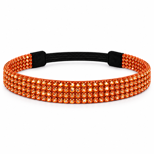 Accessoires de cheveux scintillants en strass extensibles pour femmes et filles, parfaits pour les fêtes, la danse et le cheerleading - Product Image 1