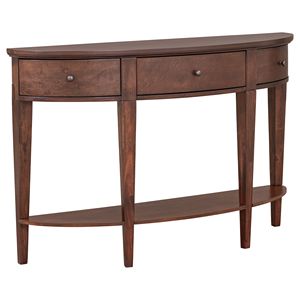 Consolla moderna curva in stile U con 3 cassetti e 1 ripiano per ingresso corridoio o soggiorno per uso divano tavolo - Product Image 4