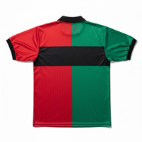Camiseta de Fútbol Personalizada de Palestina, Cuello en V, 100% Poliéster, Gestión de la Humedad, Uniforme Profesional para el Equipo Palestino