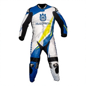 Traje de Motociclismo de Piel de Vaca/Canguro GSXR Personalizado para Hombre, Mono de Carreras de Una Pieza, Impermeable, de Secado Rápido, OEM - Product Image 1