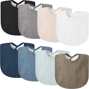 Bavoir pour bébé en 95% bambou et 5% élasthanne, extensible et facile à laver - Product Image 1