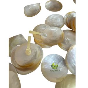 Eco Friendly Mother of Pearl Tray Handmade Shell Plate for Dining Table Decoration - Product Image 5