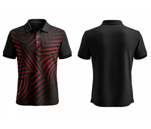 Polyester Sublimation Polo Shirt – Lightweight & Breathable Design for Men Women Youth Quick-Dry Dry-Fit Active Polo - Product Image 1