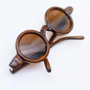 Monture optique en corne de buffle naturelle de qualité supérieure/Montures de lunettes Vintage en corne de buffle personnalisées par FWE - Product Image 2