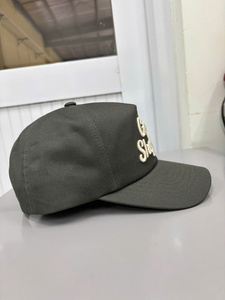 Casquette de baseball en sergé de coton de qualité supérieure, personnalisable avec logo brodé, casquettes courbées vertes, fabricant Vietnam OEM, accessoire pour homme - Product Image 2