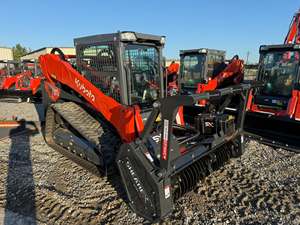 Kubota SVL97 3 Skid Steer Loader With Forestry <b>Mulcher</b> Compact Track System Heavy Duty Hydraulic Performance - Product Image 4