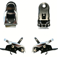 Sangles de fixation à cliquet populaires pour sports de plein air, avec boucles de cheville et ceintures, pour skis, rollers et bottes de ski