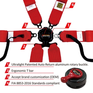 TBRACING RB03 Boucle rotative en aluminium forgé 35kN certifiée FIA 8853 2016 pour la réparation de harnais de course d'élite - Product Image 4