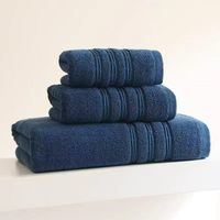 Wholesale Custom 100% Cotton Quick-Dry Solid Color Thick Square Scarf Face Towels Bath Towel Set for Bathroom Hotel Outdoor Use