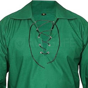 Heritage Inspired Jacobite Ghillie Kilt Shirt Algodón para niños Fino a medida Detalle Estilo tradicional Opciones de paquete al por mayor - Product Image 4