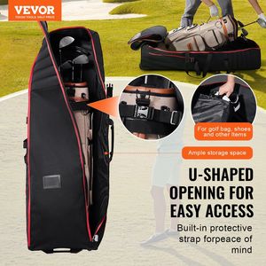 Borsa da Viaggio per Golf in Nylon 1000D Resistente, Custodia Morbida per Esterni, Valigia Imbottita Resistente all'Usura per Attrezzatura da Golf - Product Image 2