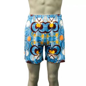 Pantalones cortos deportivos de malla para hombre, pantalones cortos de gimnasio estampados para hombre, fabricante de ropa deportiva con logotipo personalizado OEM ODM - Product Image 2