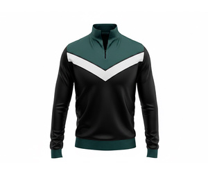 <b>Men</b>’s Quarter Zip Track <b>Jacket</b> – Sublimation Printing Available for <b>Men</b> Women Youth Sportswear Quick Dry Team <b>Pullover</b> - Product Image 5