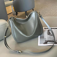 Sac à bandoulière pour femme de marque en gros, haute qualité, couleur unie, design minimaliste, fermeture éclair, toutes saisons, usage quotidien