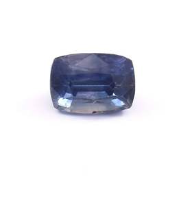 ไพลินสีน้ำเงินธรรมชาติ, ไพลินสีน้ำเงินทรงคุชชั่นจากเหมืองซีลอน, ไพลินสีน้ำเงินจากศรีลังกา, ขนาด 6.60x4.60 มม. - Product Image 2
