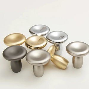 Classic Brass Oval Cabinet Knob Furniture Hardware Hammered Modern Design Gold Polished Dressers Drawers <b>Dummy</b> Style Pulls - Product Image 5