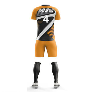 Tenue de football d'été respirante, ensembles d'équipements de football imprimés numériquement, kit complet, vêtements de rugby, uniforme de basketball et de football - Product Image 6