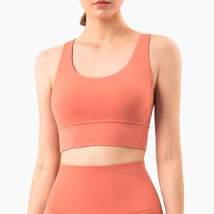 Top Deportivo Corto sin Costuras para Mujer, Venta al Por Mayor, Personalizado, de Alta Elasticidad, Manga Corta, para Yoga y Fitness - Product Image 1