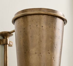 Brass <b>Wall</b> Vase Set Handmade Modern Farmhouse Style Floral Decor for Wedding Home Interior - Product Image 4