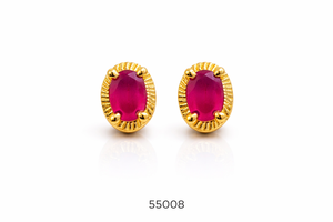 Pendientes de Coral Chapados en Oro de Aleación de Zinc de Primera Calidad MOLL JEWELLERS, 0.3 mm de Grosor, Joyería Moderna para Mujer, para Bodas y Fiestas, de Terceros - Product Image 2