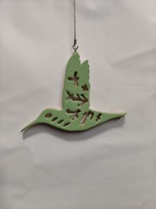 Oiseau en bois suspendu - Product Image 4