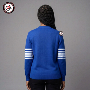 เสื้อคาร์ดิแกนอะคริลิกถักลายปัก Zeta Phi Beta Finer |   เสื้อคาร์ดิแกนปักลาย ZOB Sorority แบบวินเทจสั่งทำพิเศษสำหรับฤดูหนาว - Product Image 2