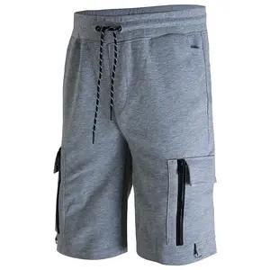 Hot Selling Mens Fitness Athletic Workout Active Sportswear Summer Fashion Outerwear Sweat Shorts