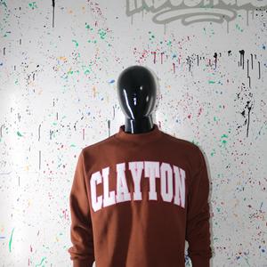 Sweat-shirts CLAYTON à col montant 450 GSM avec broderie personnalisée, coupe ample et carrée, en molleton 100% coton French Terry - Product Image 6