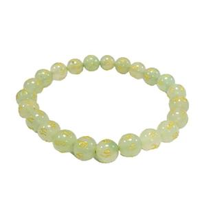 Pulsera redonda de aventurina verde hecha a mano con Om Mani Padme Hum, joyería de moda Feng Shui para hombres y mujeres, regalo de piedra energética. - Product Image 2