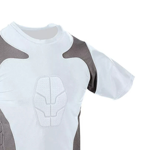 <b>Men</b> Football <b>Compression</b> <b>Shirt</b> Padded Protective Gear Breathable Quick Dry Training Sportswear Top <b>compression</b> <b>Shirts</b> - Product Image 4