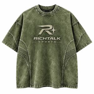 T-shirts pour hommes à coupe régulière, design personnalisé, impression numérique DTG sur le devant, tricotés, 130 g, haute qualité, 100 % polyester, séchage rapide - Product Image 6