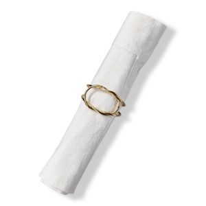 Anneau de serviette en métal minimaliste moderne pour table à manger, réception de mariage, fête, accessoire de décoration de table élégant - Product Image 6